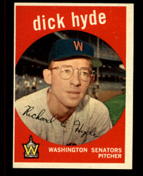 1959 DICK HYDE TOPPS #498 SENATORS EXMT # 4532