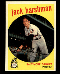 1959 JACK HARSHMAN TOPPS #475 ORIOLES EXMT #4822