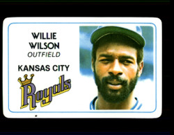 1981 WILLIE WILSON PERMA GRAPHICS ROYALS #2771