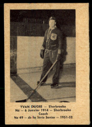 1951 YVAN DUGRE LAVAL DAIRY #49 QSHL VG #5272