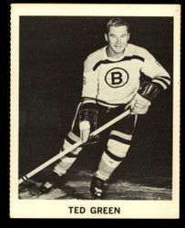 1965 TED GREEN COKE NHL COCA COLA BRUINS