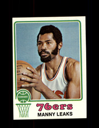 1973 MANNY LEAKS TOPPS #74 76ERS NM #4255