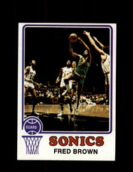 1973 FRED BROWN TOPPS #103 SONICS NM #5672