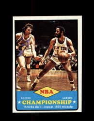 1973 NBA CHAMPIONSHIP TOPPS #68 KNICKS DO IT NM #5539