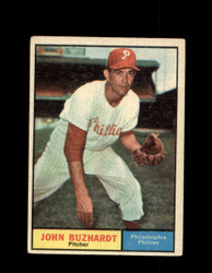 1961 JOHN BUZHARDT TOPPS #3 PHILLIES VG #6825