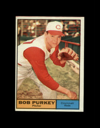 1961 BOB PURKEY TOPPS #9 REDS NM/MT #6848