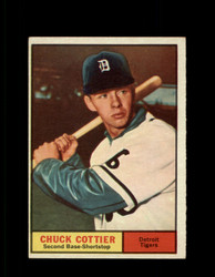 1961 CHUCK COTTIER TOPPS #13 TIGERS EXMT #6861