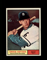 1961 CHUCK COTTIER TOPPS #13 TIGERS NM #6862