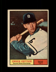 1961 CHUCK COTTIER TOPPS #13 TIGERS EX #6866