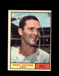 1961 GARY GEIGER TOPPS #33 RED SOX EX *6942