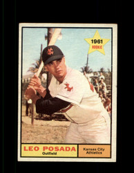 1961 LEO POSADA TOPPS #39 ATHLETICS EX *6959