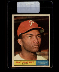1961 TONY GONZALEZ TOPPS #93 PHILLIES EX/EXMT #7134