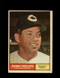 1961 BUBBA PHILLIPS TOPPS #101 INDIANS EX #7161