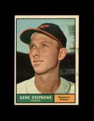 1961 GENE STEPHENS TOPPS #102 ORIOLES EX #7164
