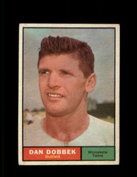 1961 DAN DOBBEK TOPPS #108 TWINS EX #7182