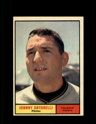 1961 JOHNNY ANTONELLI TOPPS #115 INDIANS EXMT #7207