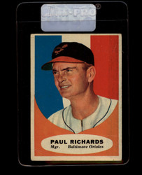 1961 PAUL RICHARDS TOPPS #131 ORIOLES  GD *7268