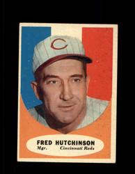 1961 FRED HUTCHINSON TOPPS #135 REDS EX *7281