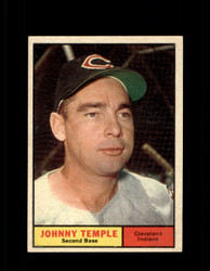 1961 JOHNNY TEMPLE TOPPS #155 INDIANS NM *7361