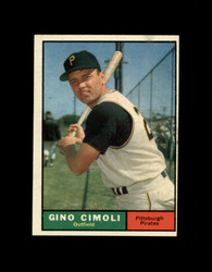 1961 GINO CIMOLI TOPPS #165 PIRATES NM *7394