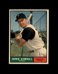 1961 GINO CIMOLI TOPPS #165 PIRATES NM *7397