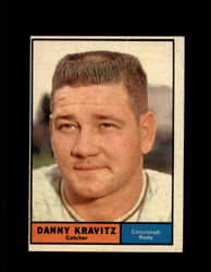 1961 DANNY KRAVITZ TOPPS #166 REDS NM *7402