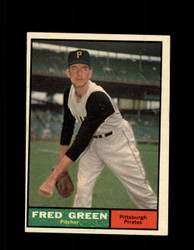1961 FRED GREEN TOPPS #181 PIRATES EXMT *7456