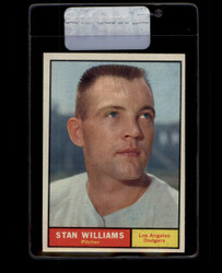 1961 STAN WILLIAMS TOPPS #190 DODGERS NM *7489