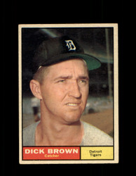 1961 DICK BROWN TOPPS #192 TIGERS EX *7499
