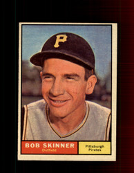 1961 BOB SKINNER TOPPS #204 PIRATES EXMT *7555