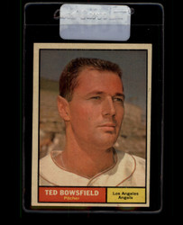 1961 TED BOWSFIELD TOPPS #216 ANGELS EXMT/NM *7602