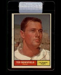 1961 TED BOWSFIELD TOPPS #216 ANGELS NM-MK *7603