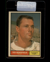 1961 TED BOWSFIELD TOPPS #216 ANGELS VG/EX *7604
