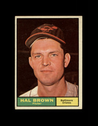 1961 HAL BROWN TOPPS #218 ORIOLES EX *7611