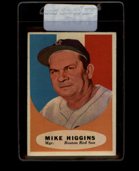 1961 MIKE HIGGINS TOPPS #221 MGR RED SOX VG/EX *7621