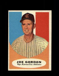 1961 JOE GORDON TOPPS #224 MGR ATHLETICS EXMT *7635