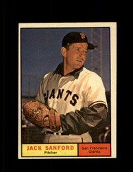 1961 JACK SANFORD TOPPS #258 GIANTS VG/EX *7793