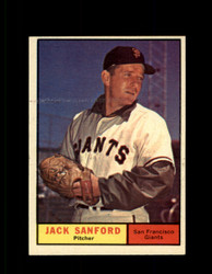1961 JACK SANFORD TOPPS #258 GIANTS EX *7794