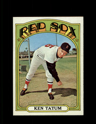 1972 KEN TATUM TOPPS #772 RED SOX EXMT *2876