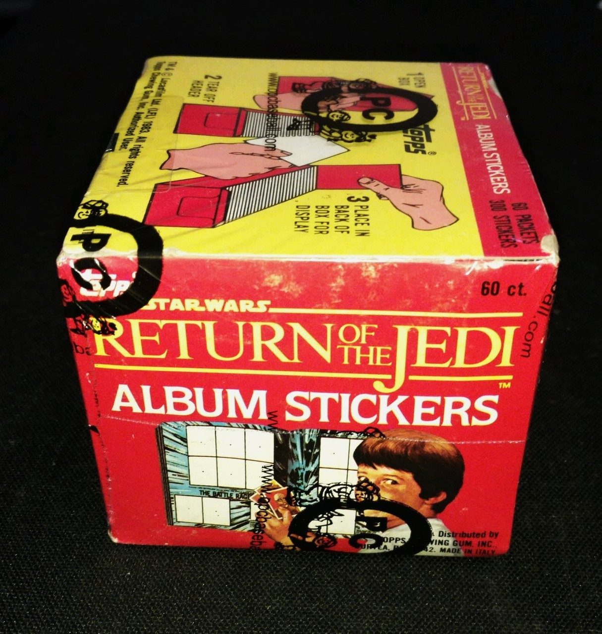 1983 Topps Star Wars Return of the Jedi stickers lot store