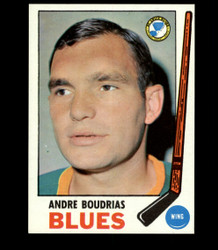 1969 ANDRE BOUDRIAS TOPPS #16 BLUES *4558
