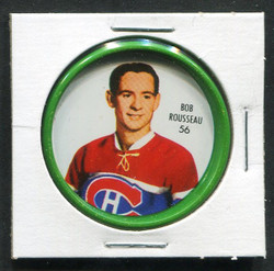 1962-63 BOB ROUSSEAU #56 SHIRRIFF/SALADA COINS CANADIANS *8464