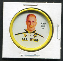 1962-63 BOBBY HULL #47 SHIRRIFF/SALADA COINS ALL STAR  *3850