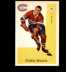 1959 DICKIE MOORE PARKHURST #14 CANADIANS NM *7418