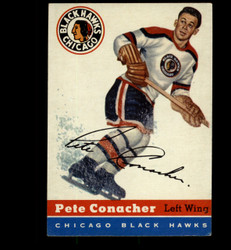 1954 PETE CONACHER TOPPS #33 BLACKHAWKS EX *8983