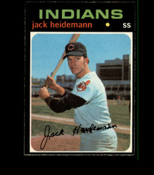 1971 JACK HEIDEMANN OPC #87 O PEE CHEE INDIANS EXMT *1522