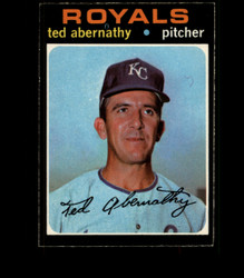 1971 TED ABERNATHY OPC #187 O PEE CHEE ROYALS EXMT *4262