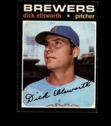 1971 DICK ELLSWORTH OPC #309 O PEE CHEE BREWERS EXMT *8495