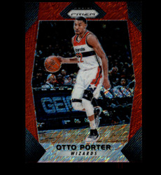 2017 OTTO PORTER PANINI PRIZM #133 RED SHIMMER #/8 WIZARDS *8960