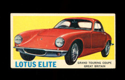 1961 TOPPS SPORTS CARS #66 LOTUS ELITE VG/EX